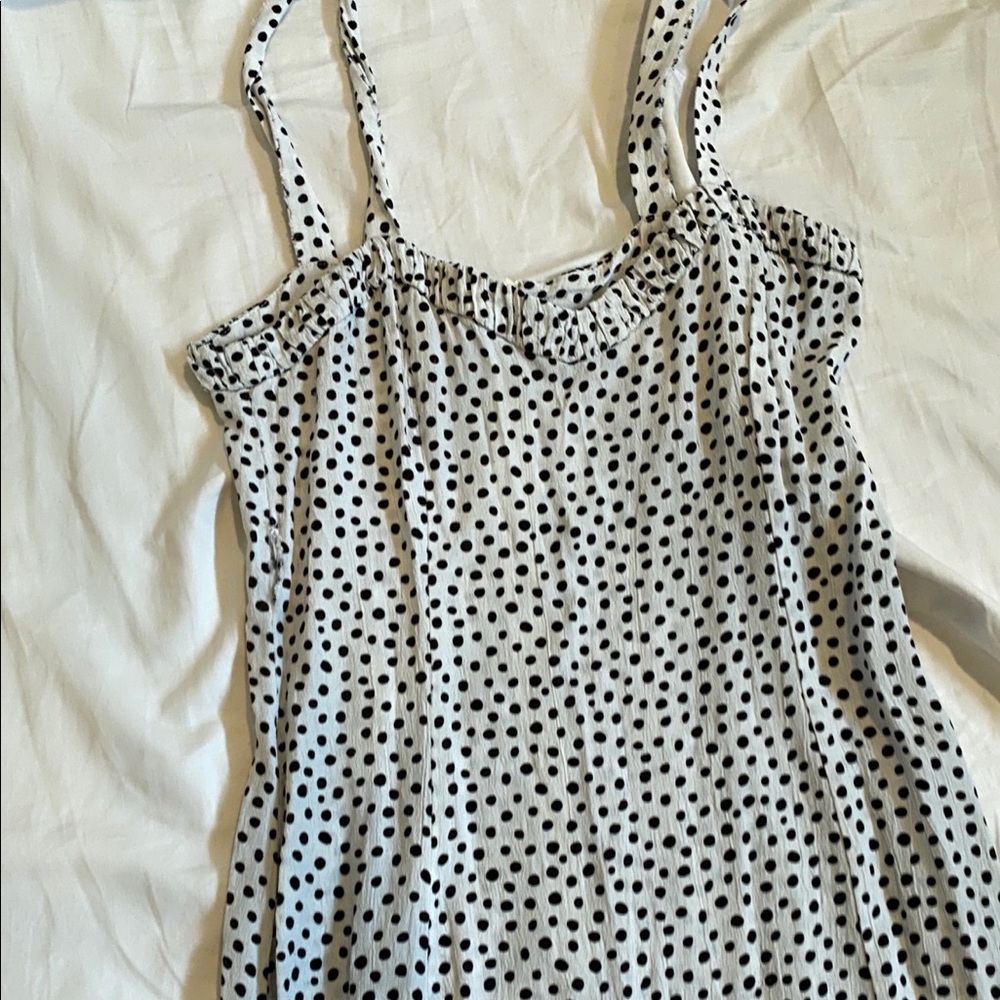 Zara Polka Dot Midi Dress